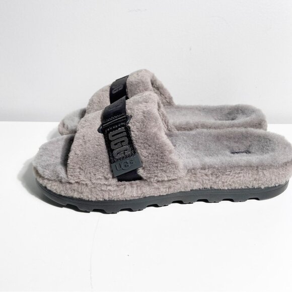 UGG Men's Fluff up Slide Sandal Slipper Size 11 - Picture 2 of 6